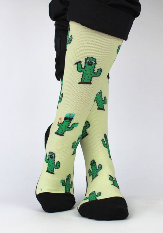 Cactus Party Compression Socks
