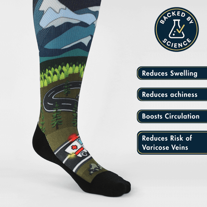 Midnight Madness Nursing Socks