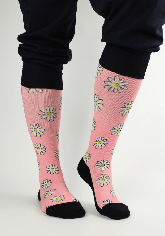 Flower Power Nursing Socks