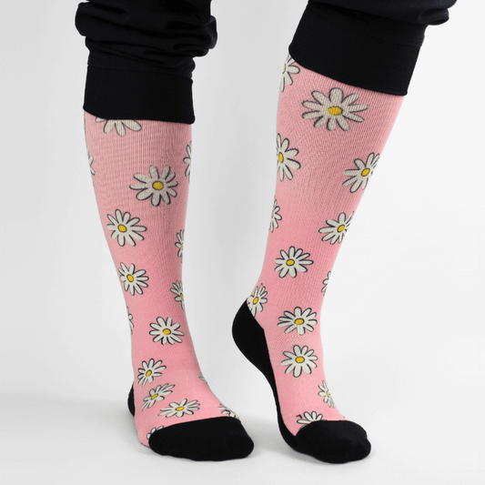 Flower Power Nursing Socks