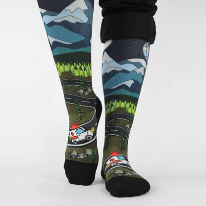 Midnight Madness Nursing Socks