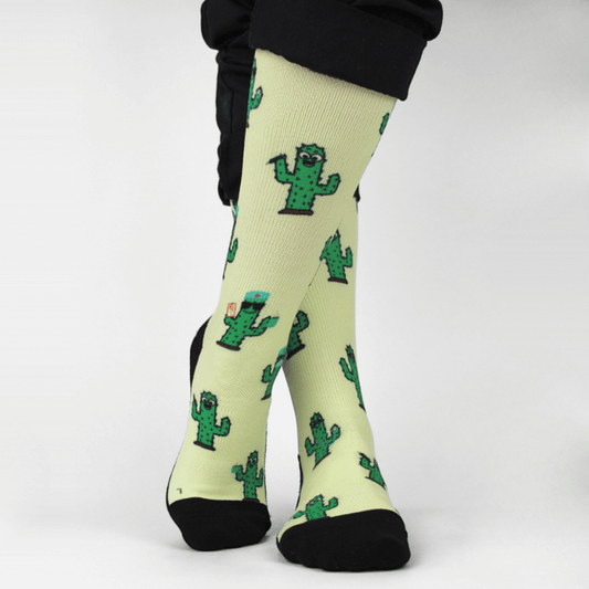 Cactus Party Nursing Socks